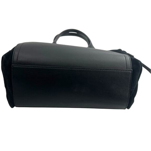 Clergerie Paris Queen tote black leather suede - Picture 3 of 8